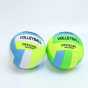 Customized Professional Beach Volleyball Ball PU Material Size 5 Machine Stitched