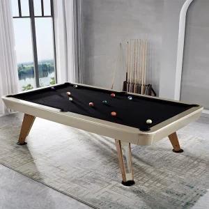 Customized Professional High Quality Tournament 9ft Solid Wood Black Marble Slate Billiard Table