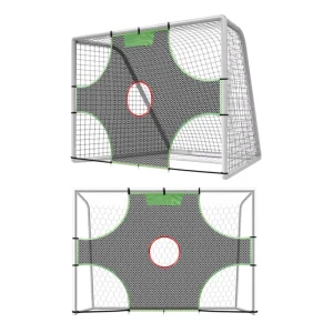 Customized Soccer Hang Net 5~11 Players Attached Accuracy Shooting Practice Soccer Training Quality Mesh Net Court Equipment