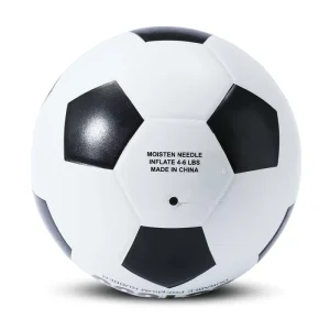 Customized Sports Training Soccer Ball Size 1 2 3 4 5 Black White Machine Stitched Thermal Bonded Leather for Adult Use