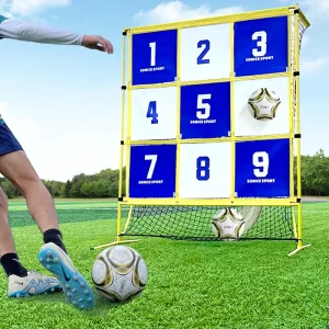 Customized Target Sheet Super 3*3 Multiple Soccer Training Target Net Soccer Goals Portable Football Shooting Target Goal