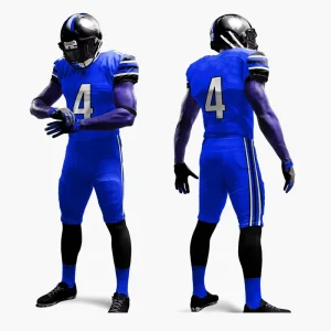 Customized Youth American Football Uniform Plus Size Personalized Printed Name and Number Short Sleeve Team Football Sets