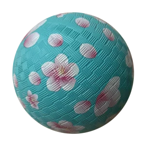 Customized logo and Design Bright Color Dodgeball Kickball Colorful Playground Balls Flower Ball