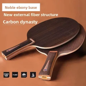 D852 Seven ply Ebony and Phenolic Carbon Penhold Style Table Tennis Blade Carbon Fiber Professional grade PRO852