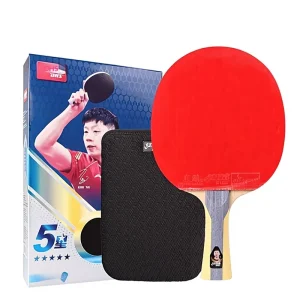 DHS H5002 H5006 5 Star Table Tennis Racket Pure Wood Thick Core Blade Carbon Fiber Bottom Pimples Rubber Offense Defense