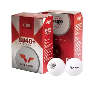 DHS WTT DJ40+ ITTF Approved 3 Star White Table Tennis Balls