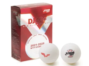 DHS WTT Table Tennis Balls White DJ40+ 6balls Per Box ITTF Approved New Box Version