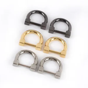 Deepeel 13mm Handbag Hardware Accessories Bag Strap Connector Clasp Detachable D Buckle