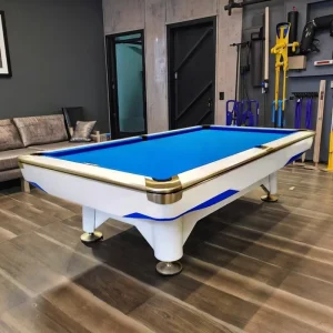 Deluxe 6th Generation 9FT Billiard Table Stylish Pool Table for Recreation Rooms