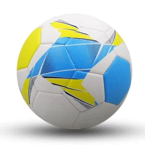 Diamond Pattern PVC Soccer Ball Thermal Bonded Machine Stitched Size 5 Indoor Outdoor Youth Sports