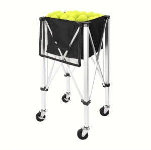 Direct China Factory Large Capacity Multi Functional Aluminum Alloy Tennis Baseball Rack Portable Equipment Training Equipment