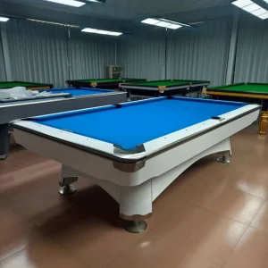 Direct Factory 9ft American Pool Table Billiard Solid Wood Frame MDF Cushion Tournament Grade for Snooker & Billiard Use