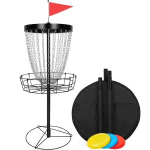 Disc Golf Target 24 Chain Portable Metal Golf Goals Baskets Model 01S252 8KG