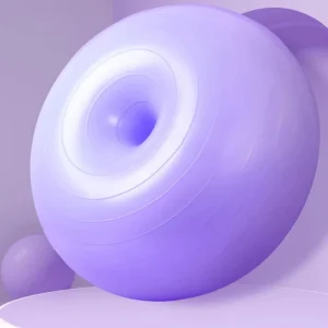 Donut Shaped Yoga Ball Fitness Pilates Thickened Explosion Proof Hemispherical Beginner Balance Training Aid Equipment