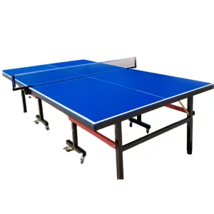 Double Folding 18mm Tennis Table Indoor Movable Standard Size Ping Pong Table Tennis Tables