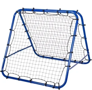 Double Sided Football Training Net Adjustable Rebounder Net Soccer Kickback Target Goal Play Teaching Children