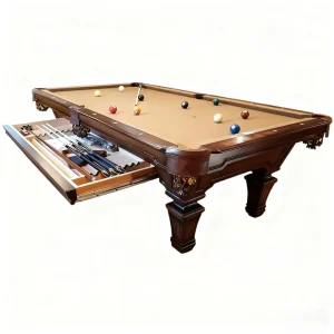 Dragon River Factory Best Seller Classic Retro Style Solid Wood 8ft Professional Home American Pool Table