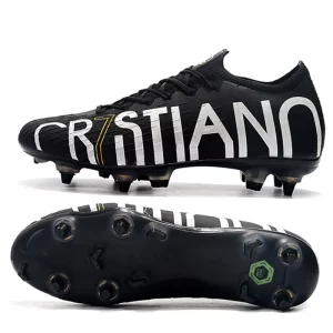 Drop Shipping CR7 Football Boots Mens Low Ankle SG Soccer Shoes Outdoor Training XII Classic Football Shoe