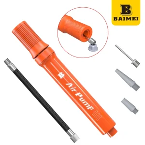 Dual Ball Pump Made PP ABS Material Ball Pins Portable Lightweight For Football Basketball All Seasons Use Model SX11-s