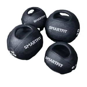 Dual Grip Medicine Ball With Handles Weight Ball with Handles Rubber Medicine Ball