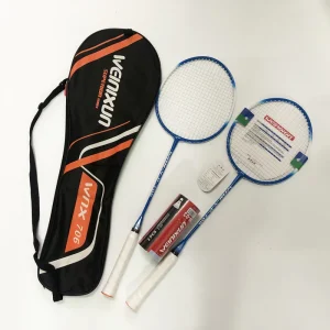 Durable Badminton Racket 68.5cm Length to Play Practice Training Yellow Blue Red Color