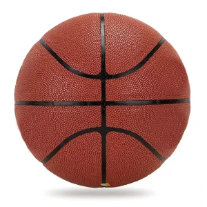 Durable Basketball for Indoor Outdoor Use Made of PU Leather with Moisture Absorbing Technology Customizable Sizes