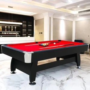 Durable Billiard Game Set with Automatic Ball Return System 7-Foot Pool Table with Full Set Accessories