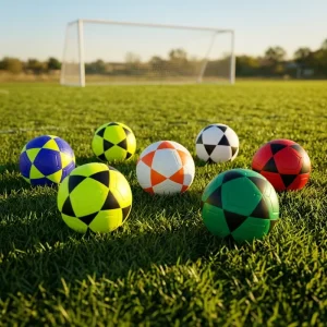 Durable Eco-friendly PVC Soccer Ball Custom Size 5 Color Logo 0.4-0.45kg for Match Use Made Hebei Manufacture