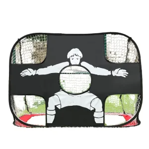 Durable Football Goal Net Portable Soccer Goal Frame Outdoor Foldable Sports Goal for School Playground Family Entertainment