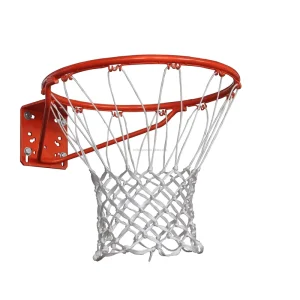 Durable Heavy Duty Steel Double Ring Basketball Goal with Anti Whip Net Orange R320 for Outdoor Courts & Gyms