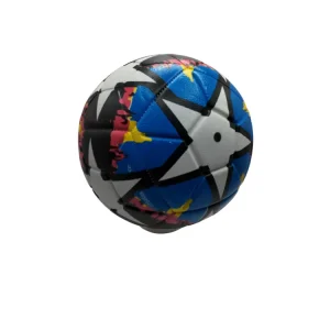 Durable High Elasticity Machine-Stitched PVC+Rubber Size 5 Soccer Ball for Competitive Soccer Leagues Indoor/Outdoor Use