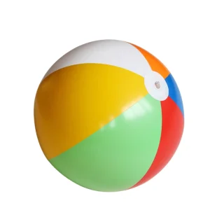 Durable Inflatable PVC Beach Ball with Logo and Color Options 28cm Diameter Waterproof for Outdoor Activities