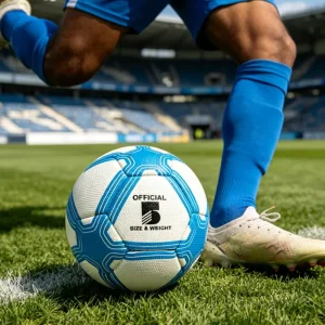 Durable Lightweight Football Customizable Logo Official Size 5 Soft PU Leather Machine Sewn Indoor Outdoor