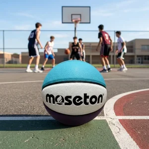 Durable Lightweight Sport Ball Size 6 PU Covered Basketball Official Weight and Size for Women Junior Club Training