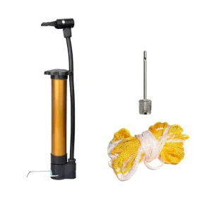 Durable Mini Portable Multi Material Pump Plastic Air Pump 80 130PSI Pressure Nozzle Adapter Valve Balls Bicycles