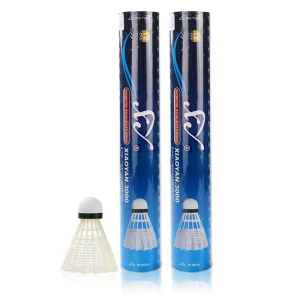 Durable Nylon Badminton Shuttlecocks 12pcs tube Wind Stability Badminton Plastic Ball for Outdoor Training