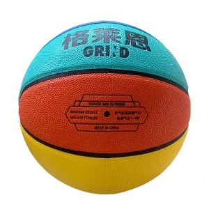 Durable PU Leather Basketballs for Indoor Outdoor Play Customizable Patterns