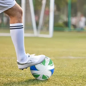 Durable PU Leather Soccer Ball Football D16 Model Custom Logo & Color Thermal Bonded for Indoor Outdoor Use