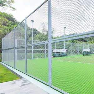 Durable PVC Coated Fence Net for Playground Basketball Tennis Courts and Outdoor Football Field Sports Ground Protection