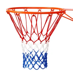 Durable Polyester Basketball Net Portable Standard Size Replacement for Indoor Outdoor Sports Court Training Game Use