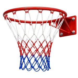 Durable Polypropylene Basketball Net Crochet Braided Rope With 8 12 13 Buckles for Sports Court Equipment Supply