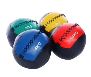 Durable Pu Leather Sand Filled 10kg Soft Medicine Ball Fit Training Ball Wall Exercise Ball