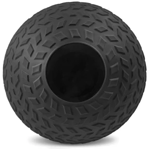 Durable Sand Filled Black No Slip PVC Slam Ball Fitness Dual Grip Rubber Solid Gravity Ball Medicine Ball for Strength and Cross Training