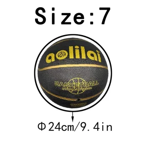 Durable Size 7 Rubber Basketball for Daily Practice School Activity Promotional Shop Low MOQ Bulk Purchase
