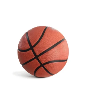 Durable Size 7 Rubber Basketball with High Elasticity for School Teams and Custom Logo Printing