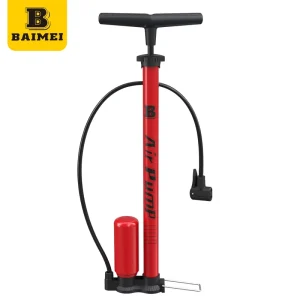 Durable Steel High Pressure Bicycle Floor Air Pump 160psi Bike Tires Balls Inflatables Outdoor Cycling