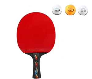 Durable Table Tennis Racket for Adults & Youth Competition Single Racquet for Training & Matches