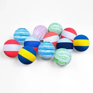 EVA Foam Hollow Balls Hot New Rainbow Sponge Indoor Durable High Quality Soft Texture Hollow Practice Ball Training Aid