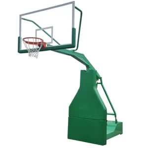 Easy Move Wheels Foldable Outdoor Basketball System for Sport Activities