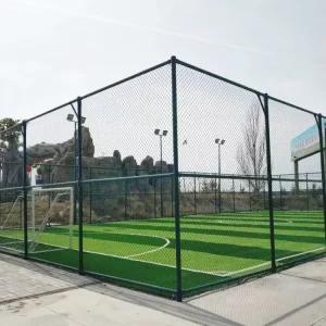 Easy to Assemble Galvanized PVC Welded Wire Mesh Fence Chain Sports Stadium Metal Fence Suitable for Garden Sports Fields